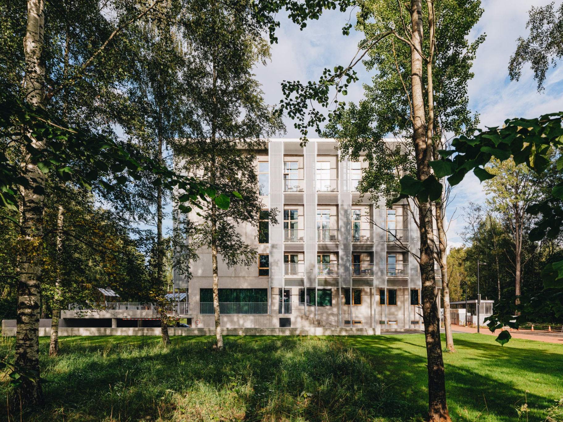 Anthony Clay Bureau architecture in Tallinn — apartment building facade seen from the street